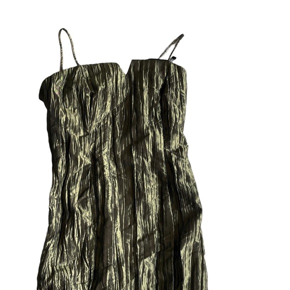 Joseph Ribkoff Green Silk-like Dress - Picture 2 of 3